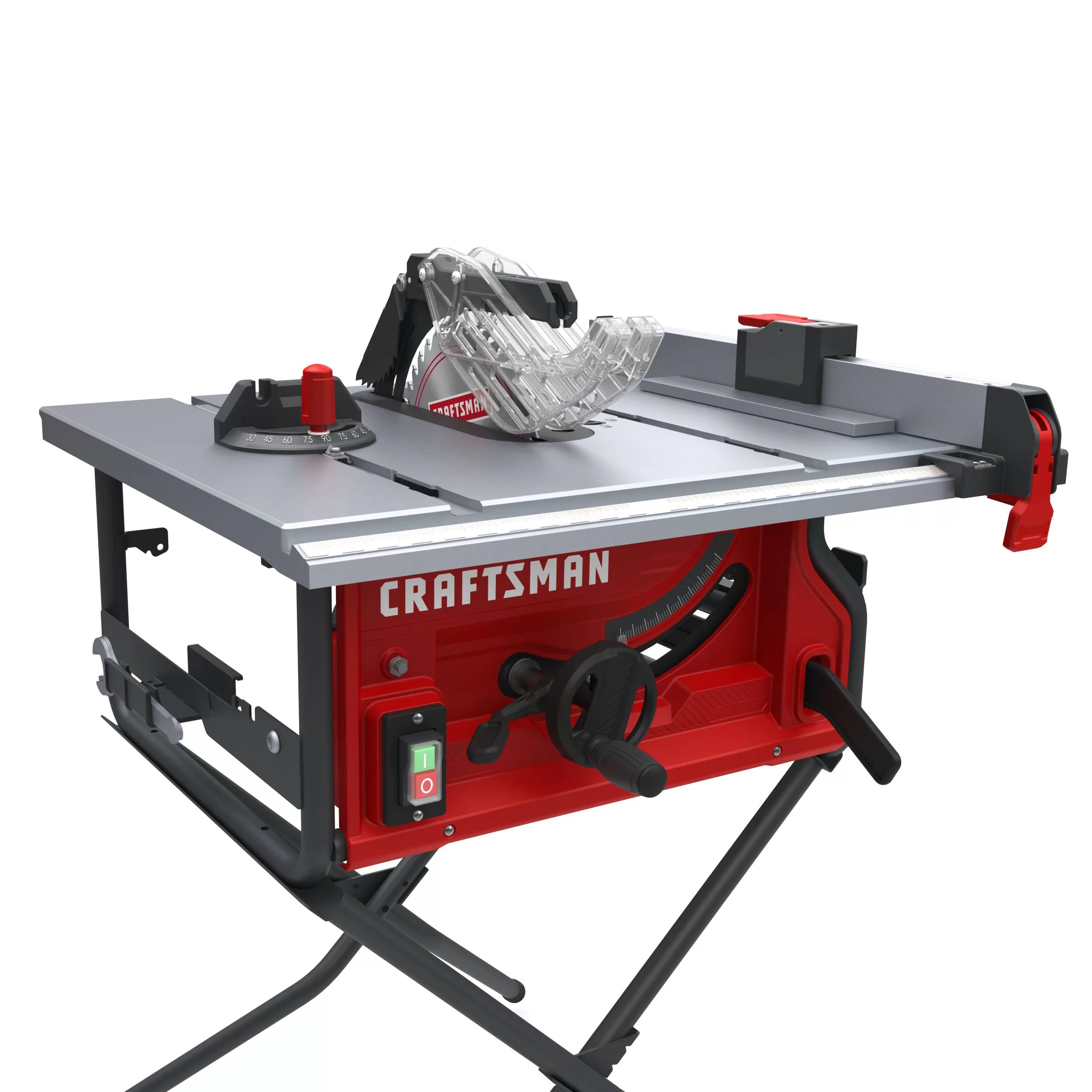 CRAFTSMAN 10-in Carbide-tipped Blade 15-Amp Portable Jobsite Table Saw with Folding Stand - Image 11