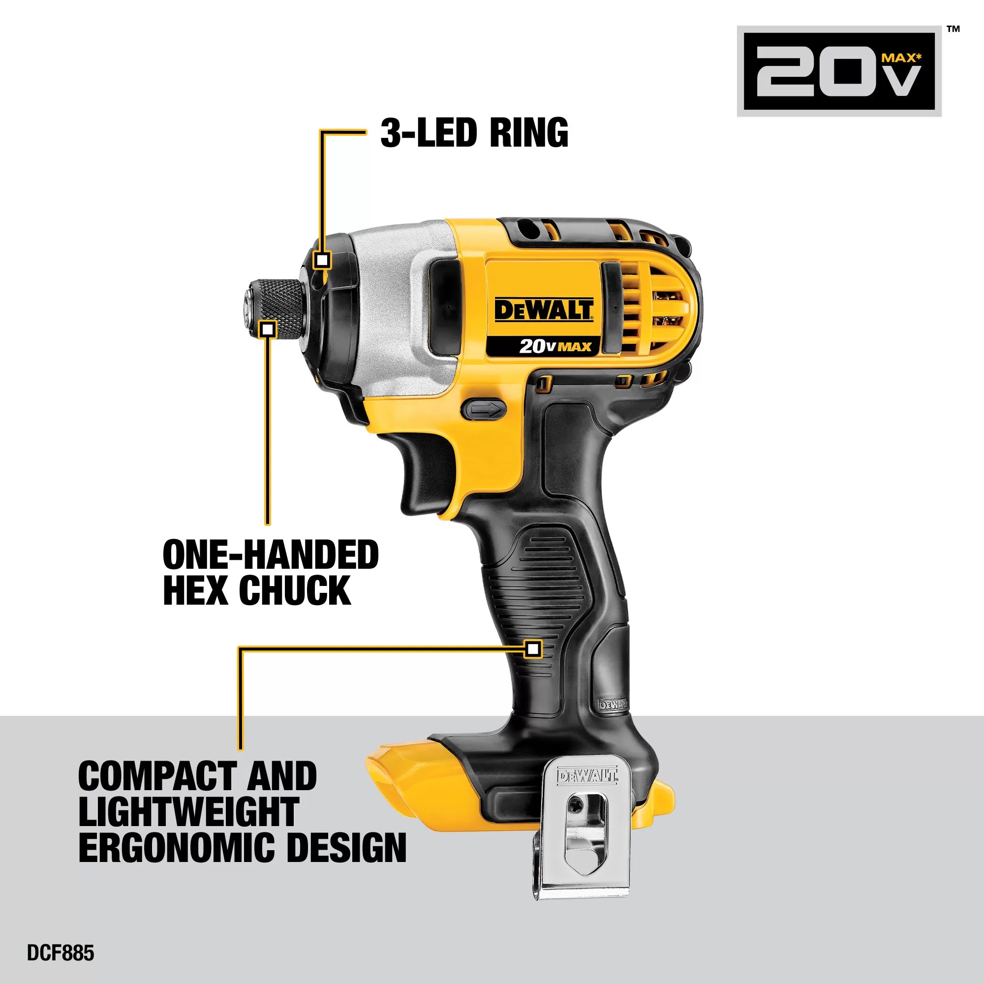 DEWALT DCK421D2 4-Tool 20-Volt Max Power Tool Combo Kit with Soft Case (2-Batteries and charger Included) - Image 4