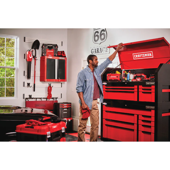CRAFTSMAN CMST22800RB 2000 Steel Wall-mounted Garage Cabinet in Red (28-in W x 28-in H x 12-in D) - Image 12