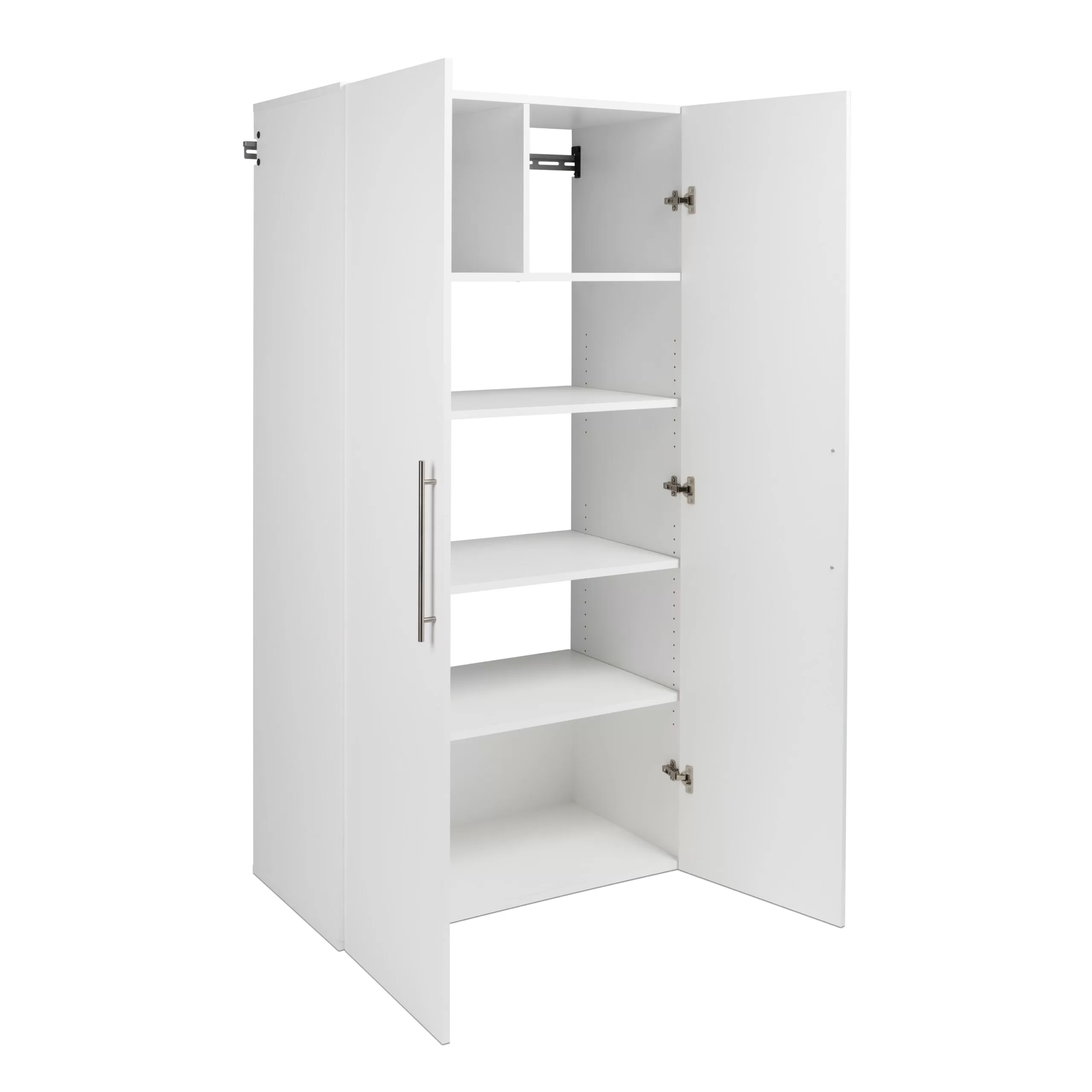 Prepac HangUps 36-in W x 72-in H Wood Composite White Wall-mount Utility Storage Cabinet - Image 2