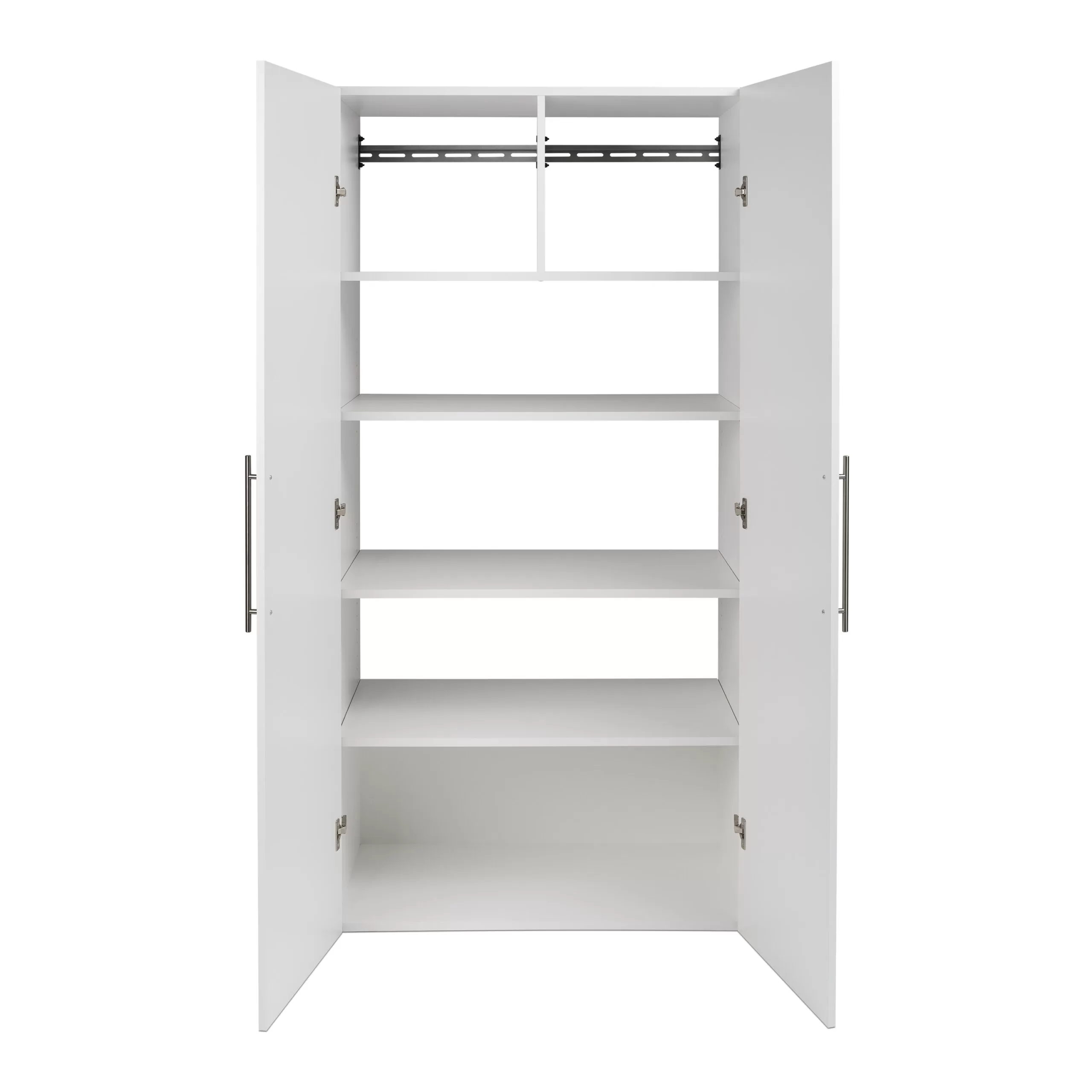 Prepac HangUps 36-in W x 72-in H Wood Composite White Wall-mount Utility Storage Cabinet - Image 4