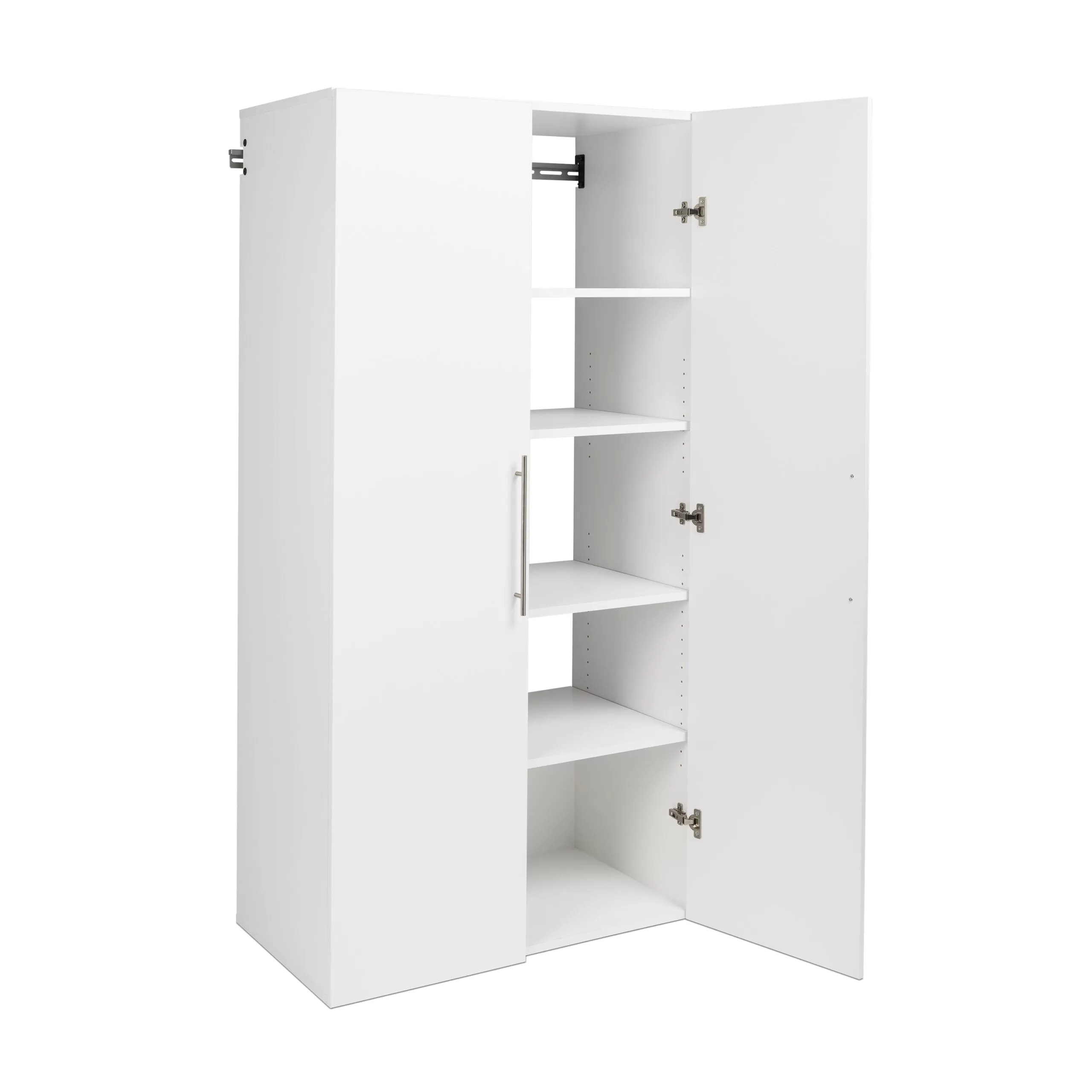 Prepac HangUps 36-in W x 72-in H Wood Composite White Wall-mount Utility Storage Cabinet - Image 6