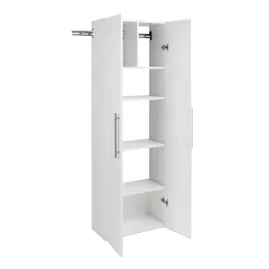 Alternative view of Prepac HangUps 24-in W x 72-in H Wood Composite White Wall-mount Utility Storage Cabinet