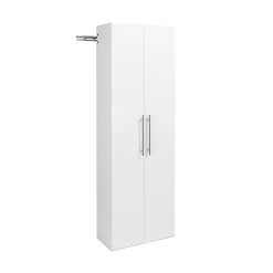Prepac HangUps 24-in W x 72-in H Wood Composite White Wall-mount Utility Storage Cabinet
