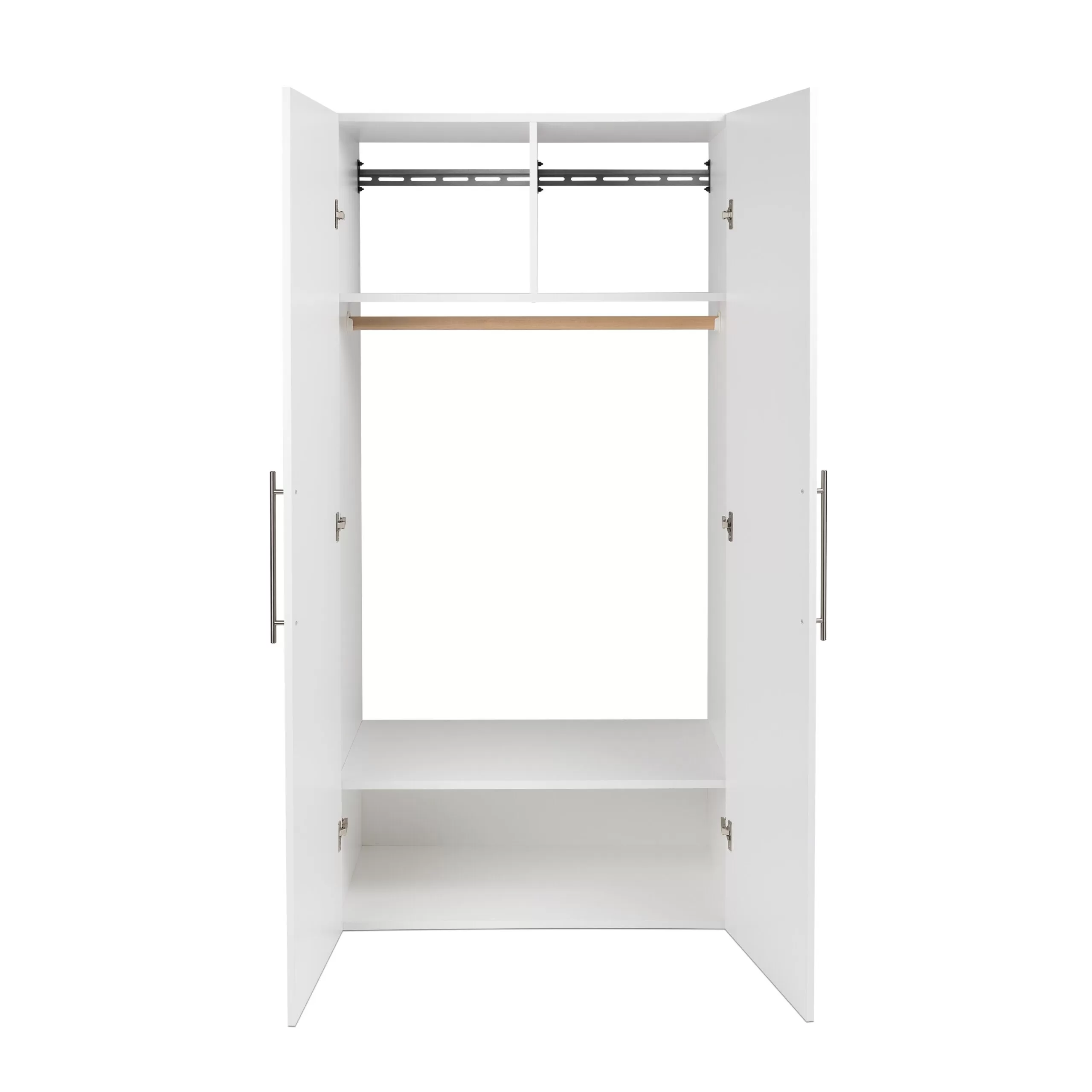 Prepac HangUps 36-in W x 72-in H Wood Composite White Wall-mount Utility Storage Cabinet - Image 4