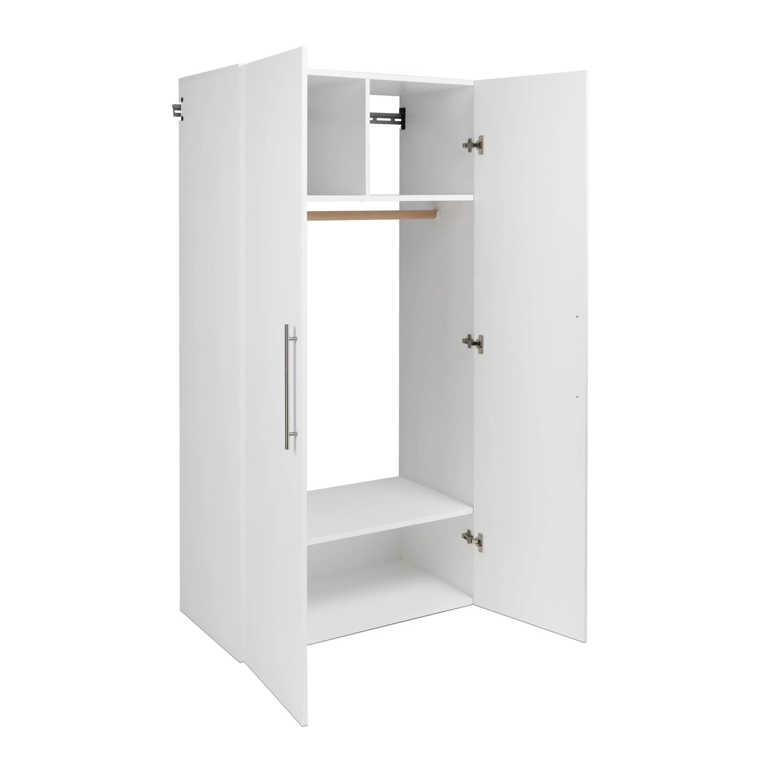 Prepac HangUps 36-in W x 72-in H Wood Composite White Wall-mount Utility Storage Cabinet - Image 6