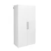 Prepac HangUps 36-in W x 72-in H Wood Composite White Wall-mount Utility Storage Cabinet