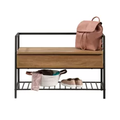 Curiod Storage Bench, Sindoori Mango Finish