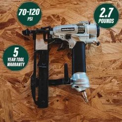 Alternative view of Metabo HPT N3804A5M Pro Finish Stapler, Pneumatic, 18 Gauge, 1/4-Inch Narrow Crown Staples