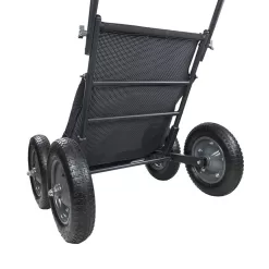 Hawk Hunting Crawler 500 Pound Capacity Foldable Multi Use Game Recovery Hunting Game Cart, Black