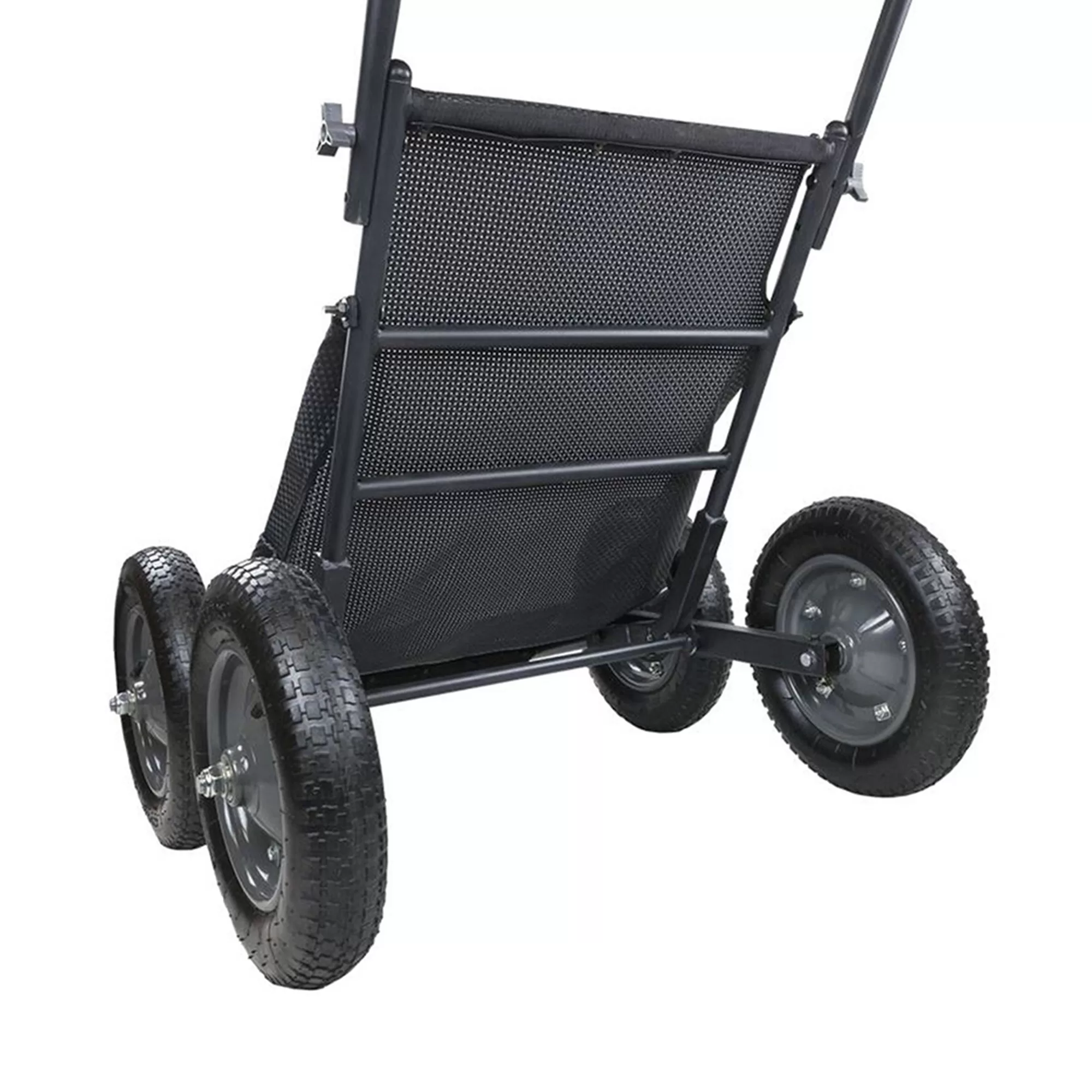 Hawk Hunting Crawler 500 Pound Capacity Foldable Multi Use Game Recovery Hunting Game Cart, Black
