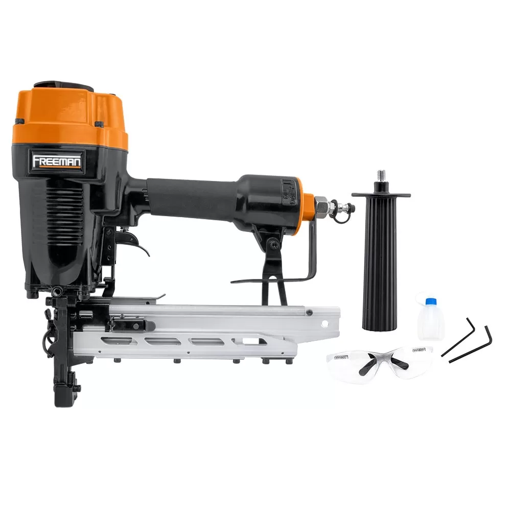 FREEMAN 9-Gauge Fencing Stapler 1/2-in Medium Crown Construction Pneumatic Stapler - Image 5