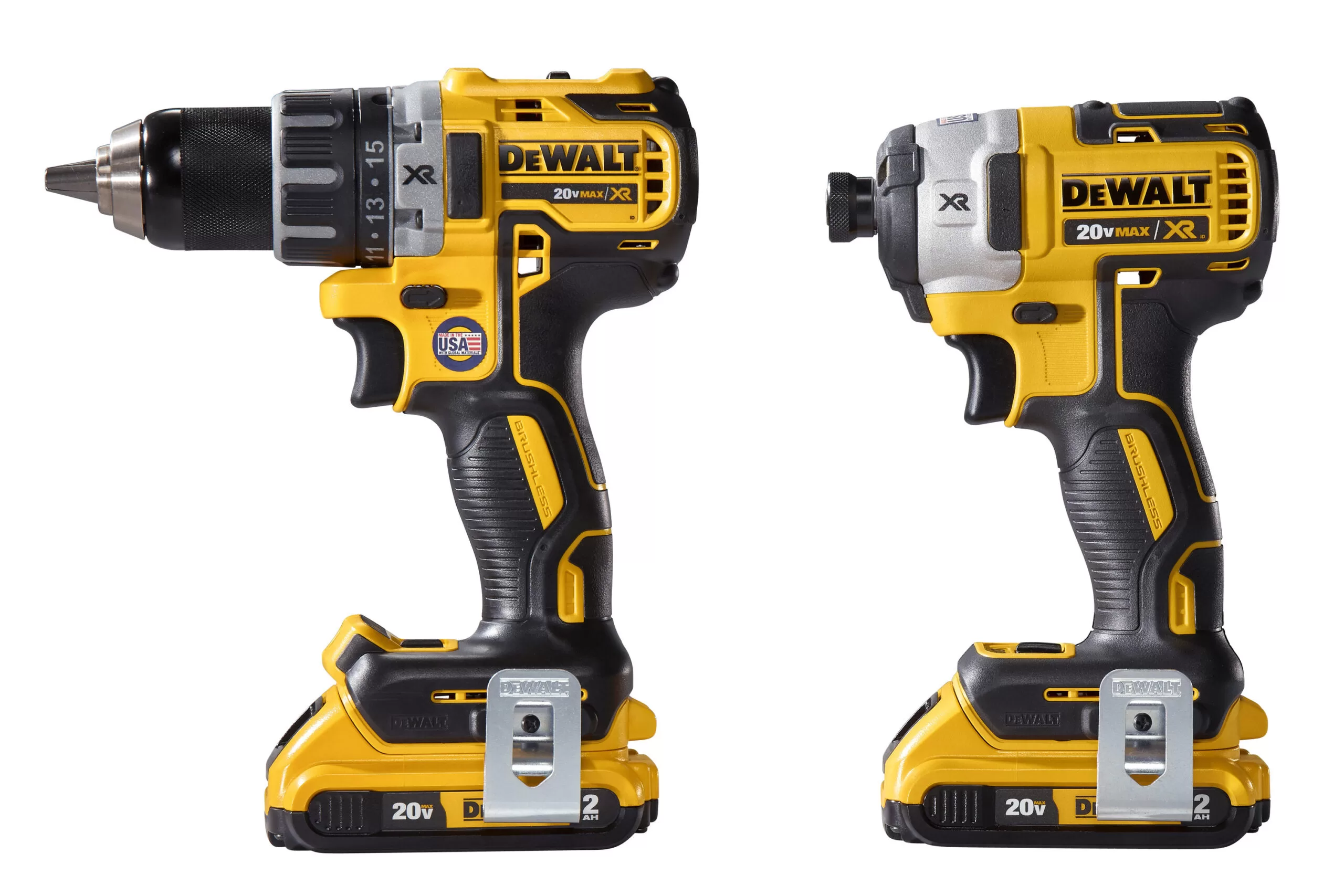 DEWALT XR 2-Tool 20-Volt Max Brushless Power Tool Combo Kit with Soft Case (2-Batteries and charger Included) - Image 2