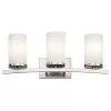 Kichler 45497NI Crosby 23-in 3-Light Brushed Nickel Modern/Contemporary Vanity Light