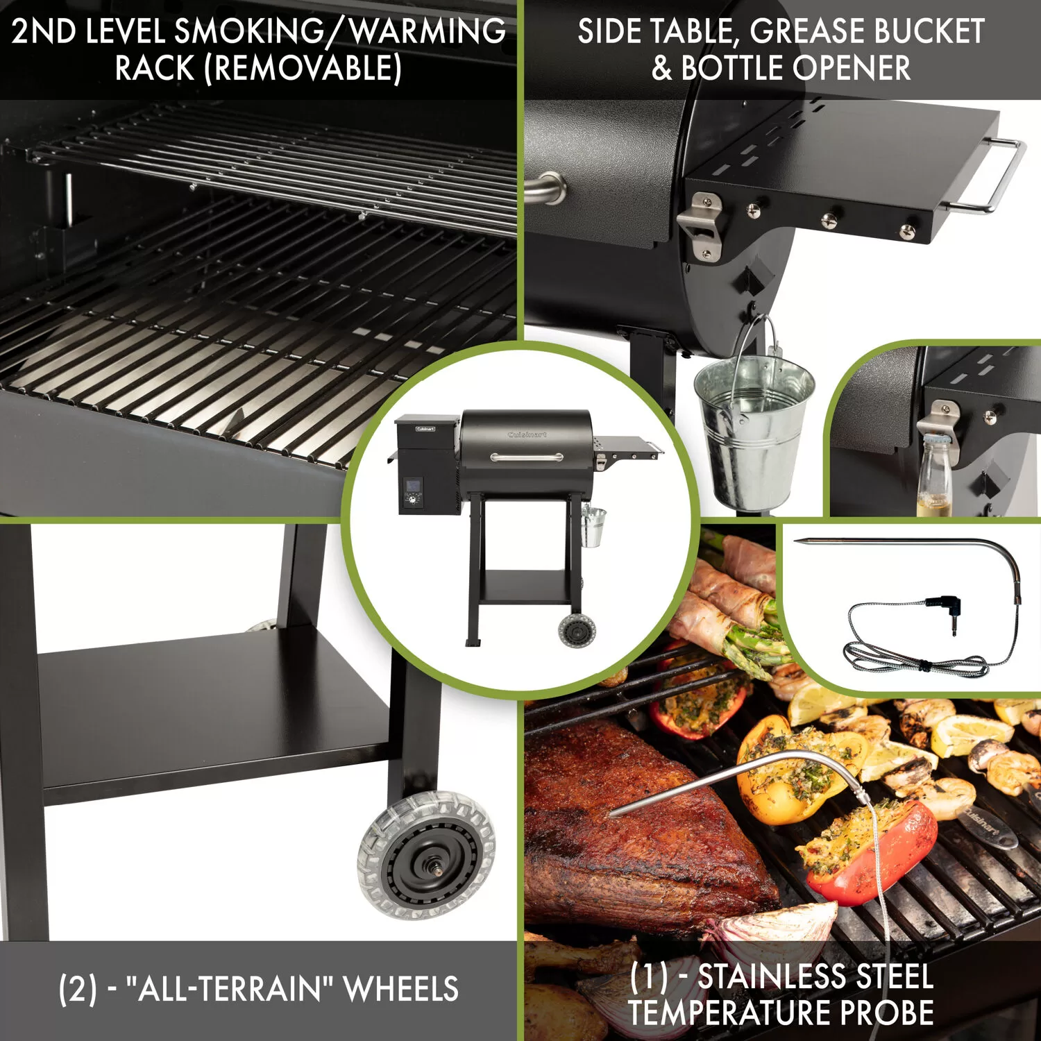 Cuisinart 465-Sq. in. Wood Pellet Grill and Smoker