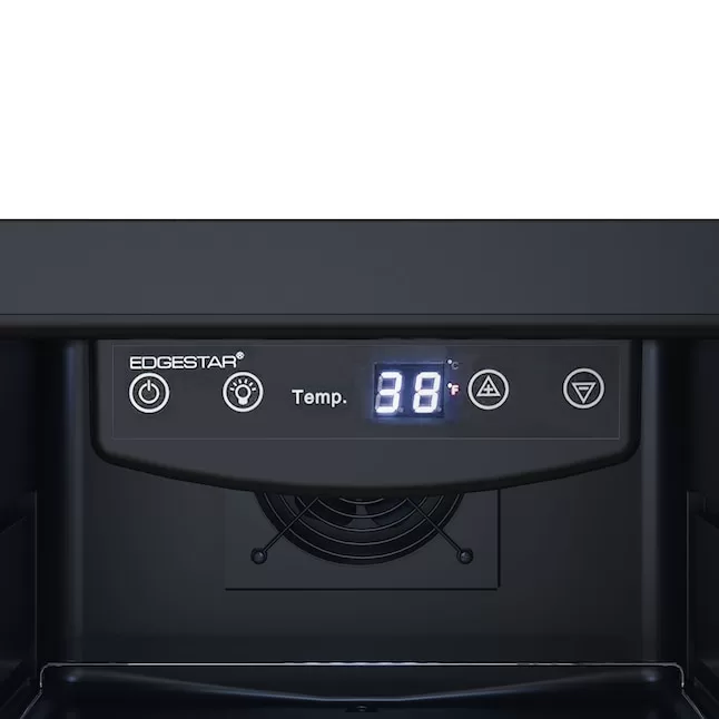 EdgeStar BWC71SS 18 Inch Wide 52 Can, Door Freestanding Beverage Refrigerator, Stainless Steel - Image 6
