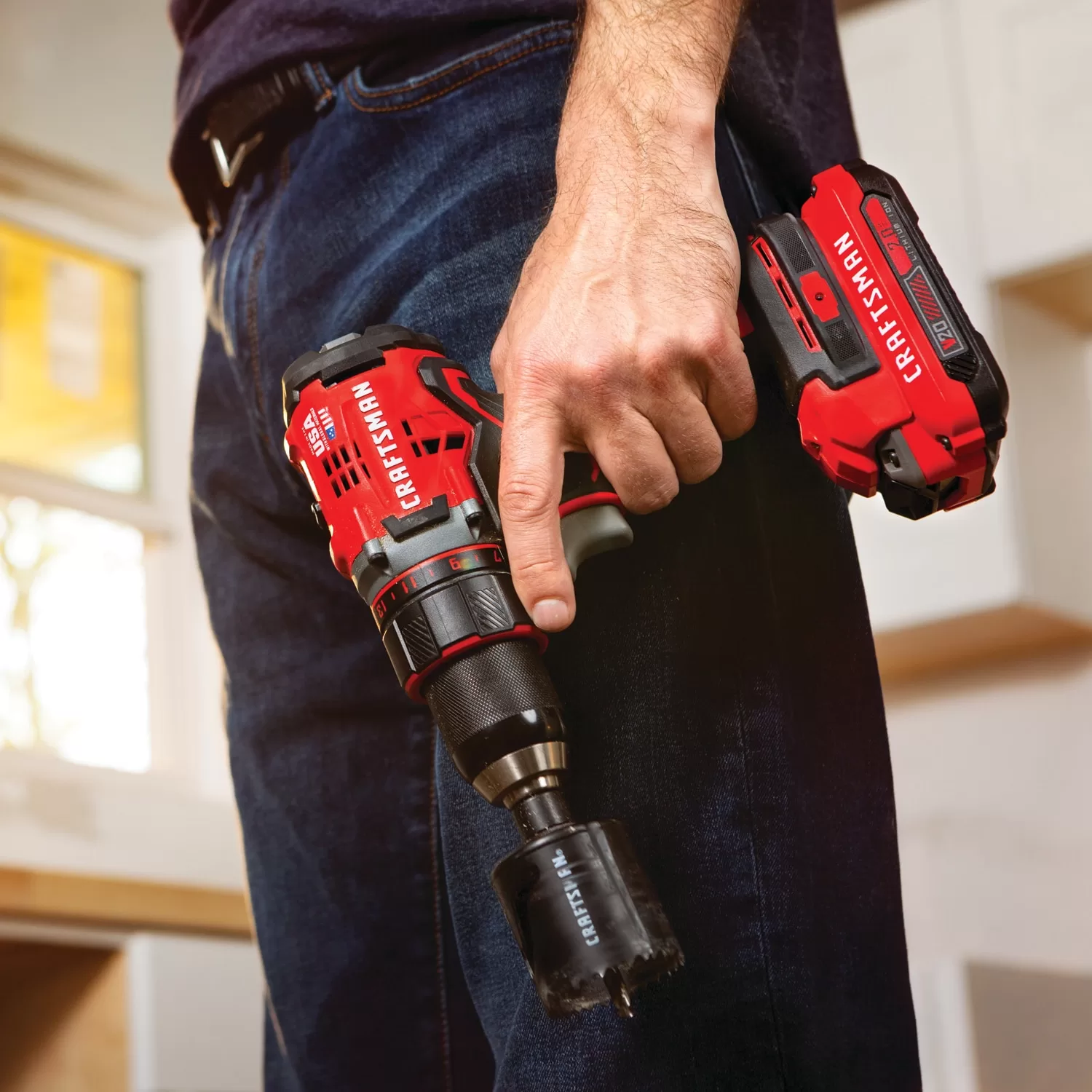 CRAFTSMAN V20 20-volt 1/2-in Brushless Cordless Drill(2 Li-ion Batteries Included and Charger Included) - Image 16