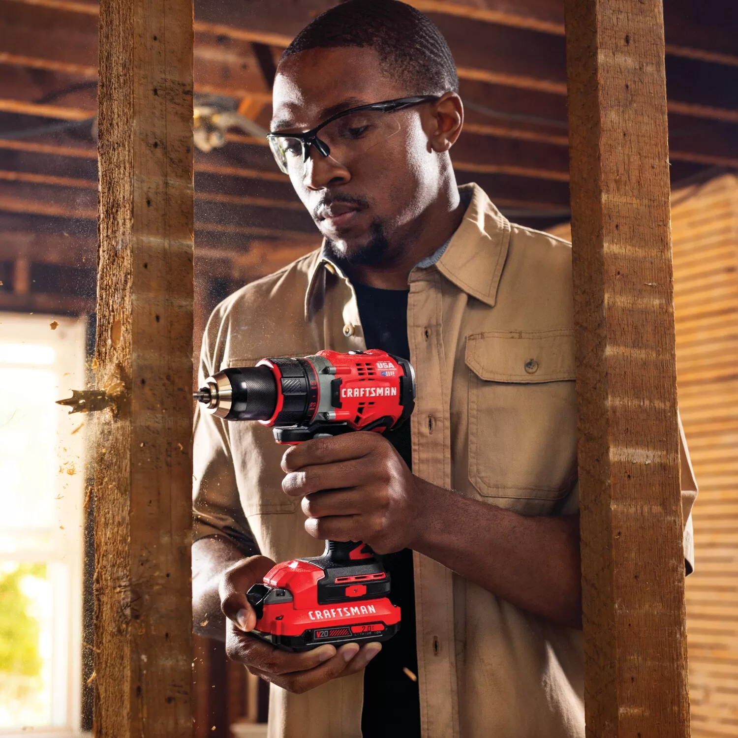 CRAFTSMAN V20 20-volt 1/2-in Brushless Cordless Drill(2 Li-ion Batteries Included and Charger Included) - Image 19