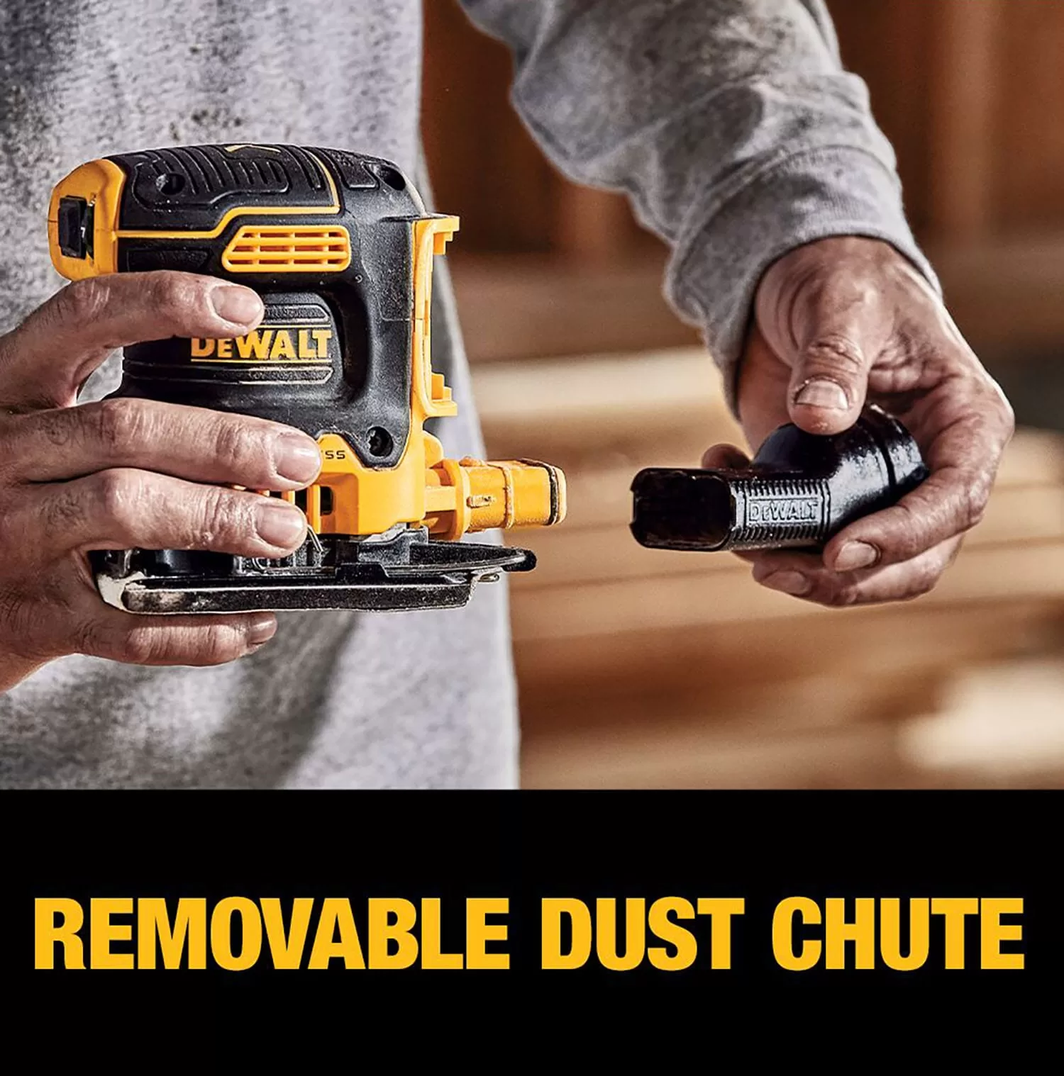 DEWALT DCW200B XR 20 Max 20-Volt Brushless Cordless Variable Speed Sheet Sander with Dust Management - Image 4