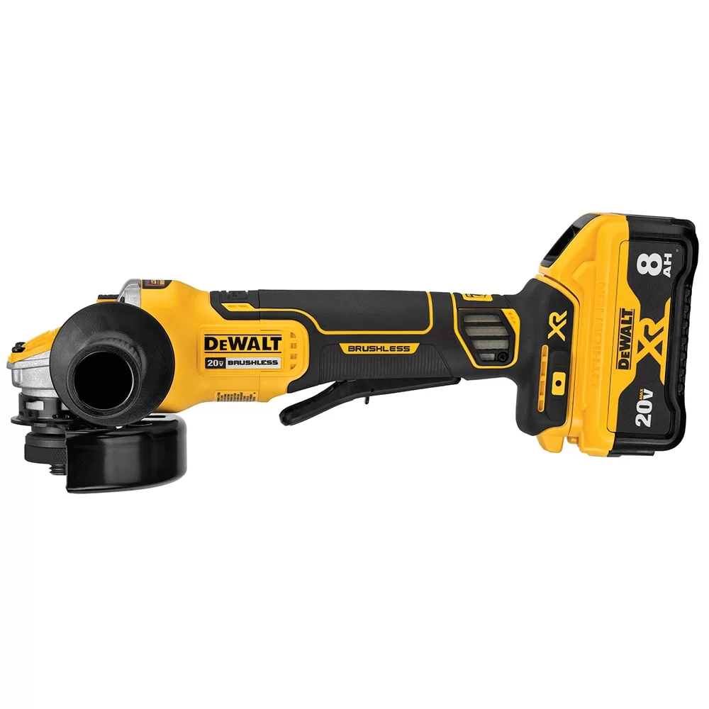 DEWALT DCG415W1 5-in 20-volt Max-Amp Paddle Switch Brushless Cordless Angle Grinder (Charger Included and 1-Battery) - Image 2
