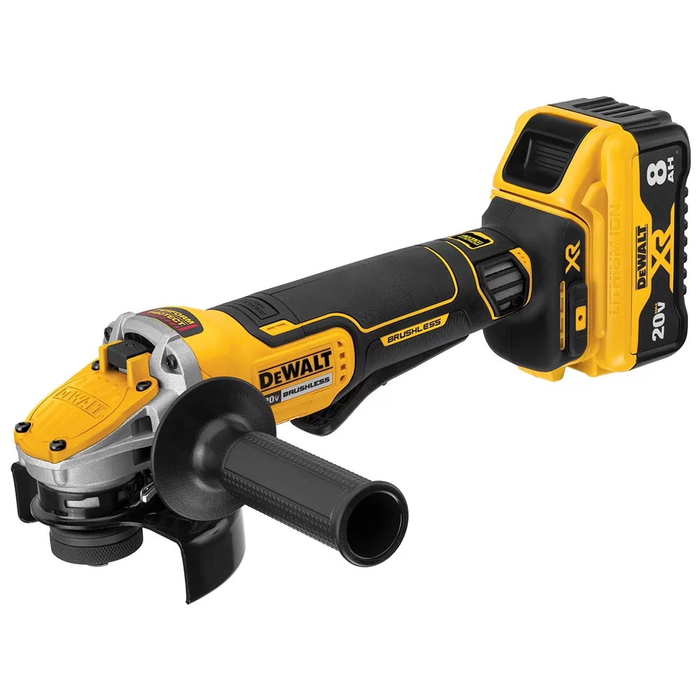 DEWALT DCG415W1 5-in 20-volt Max-Amp Paddle Switch Brushless Cordless Angle Grinder (Charger Included and 1-Battery) - Image 3