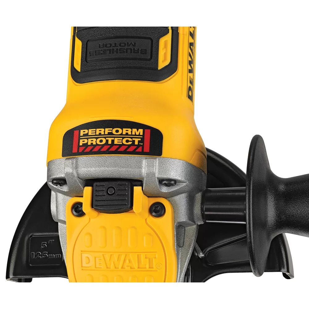 DEWALT DCG415W1 5-in 20-volt Max-Amp Paddle Switch Brushless Cordless Angle Grinder (Charger Included and 1-Battery) - Image 5