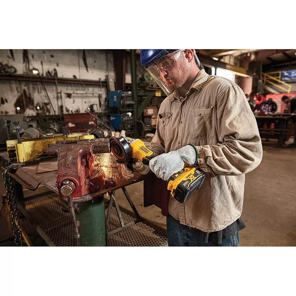 DEWALT DCG415W1 5-in 20-volt Max-Amp Paddle Switch Brushless Cordless Angle Grinder (Charger Included and 1-Battery) - Image 8