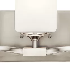 Alternative view of Kichler Marette 22.75-in 3-Light Brushed Nickel Modern/Contemporary Vanity Light