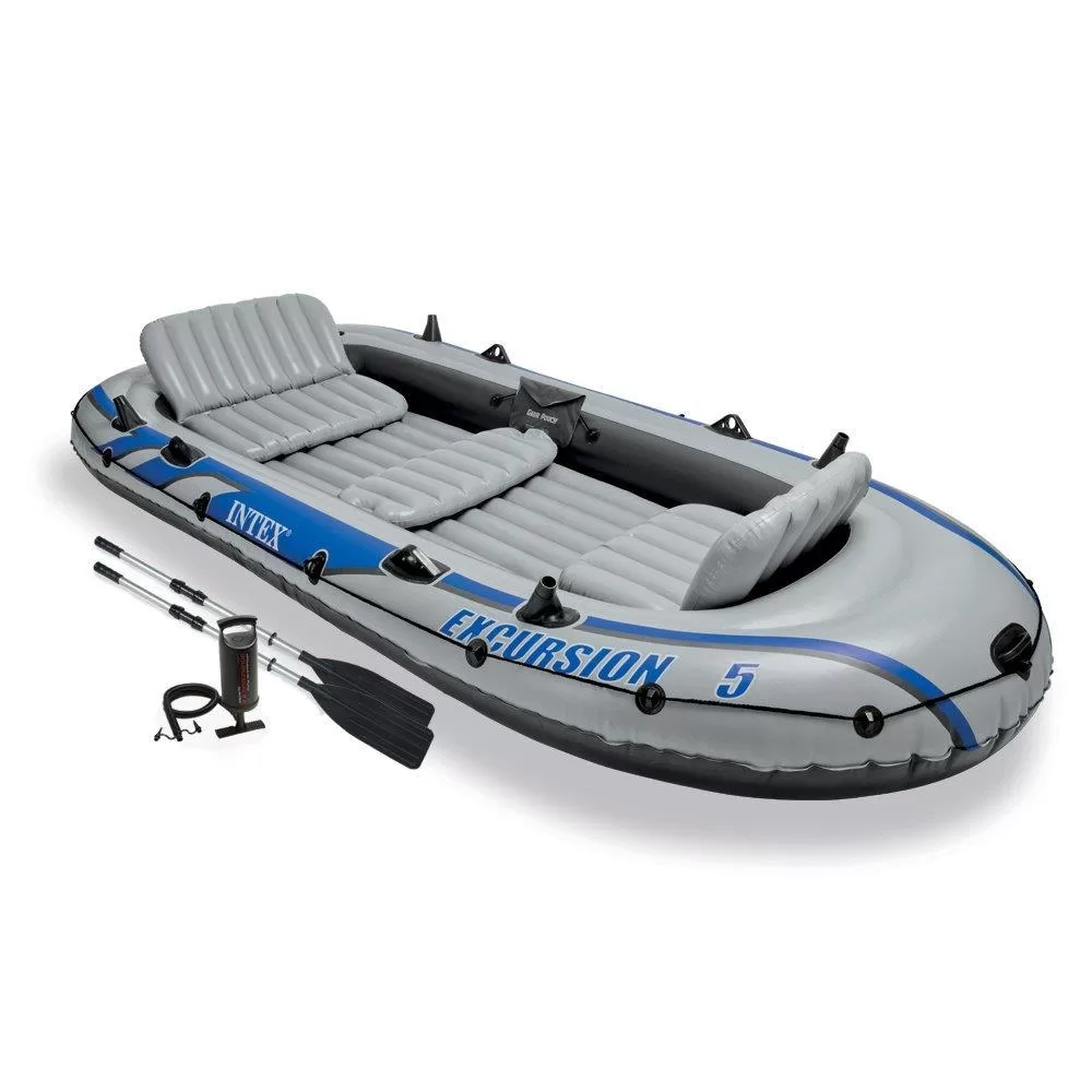 Intex Excursion Inflatable 12-ft PVC 1300-lb Dinghy - Image 2
