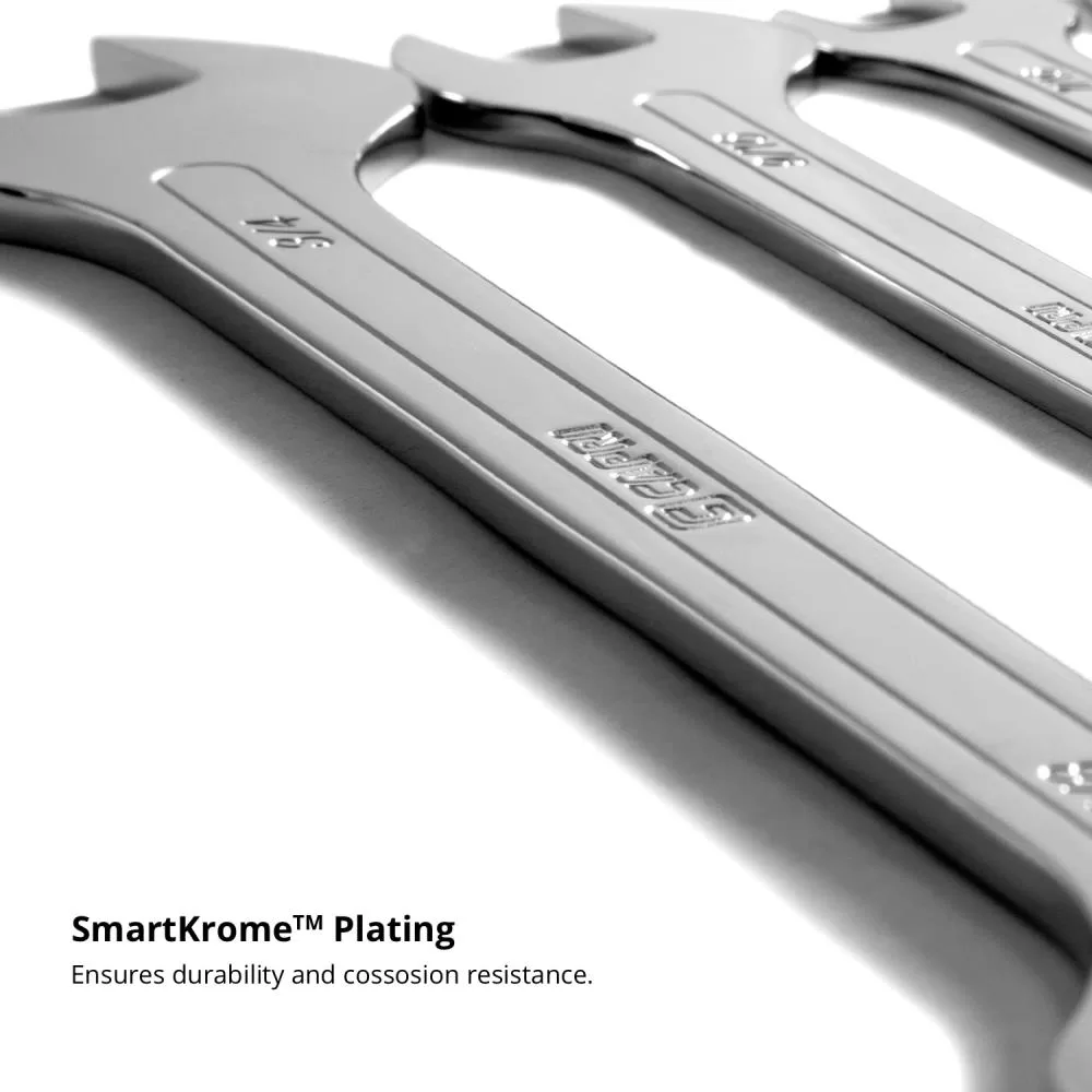 Capri Tools 14-Piece Set 6-point Standard (SAE) and Metric Combination Standard Open End Wrench - Image 5