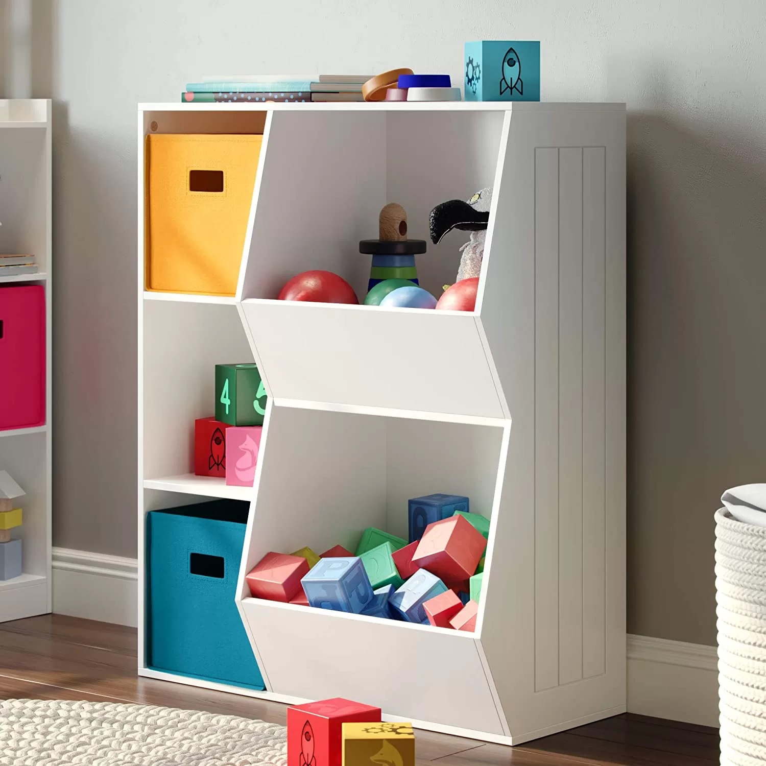 RiverRidge White Composite Kids Bookcase (30.13-in W x 36.69-in H x 13.75-in D) - Image 2