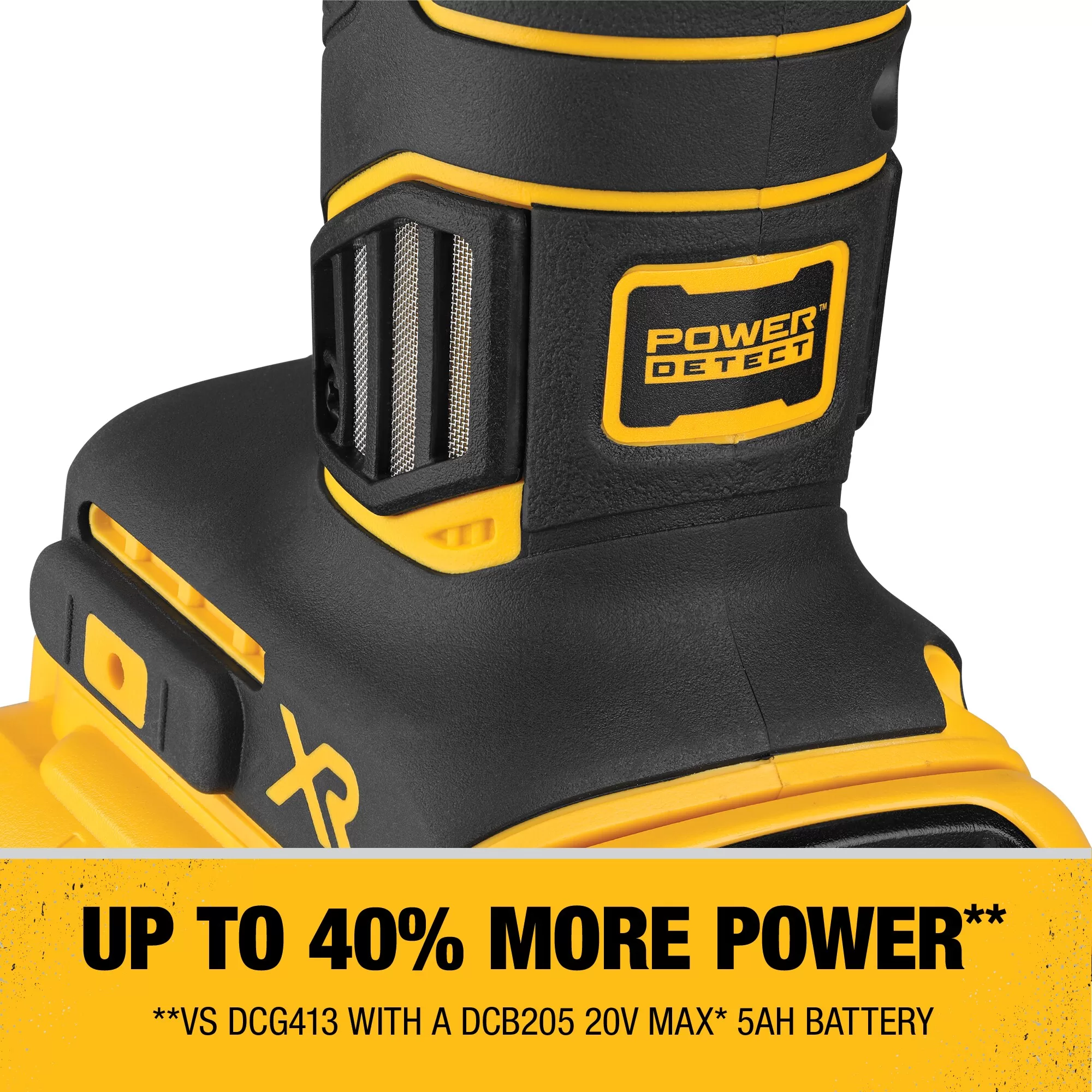 DEWALT DCG415W1 5-in 20-volt Max-Amp Paddle Switch Brushless Cordless Angle Grinder (Charger Included and 1-Battery) - Image 13