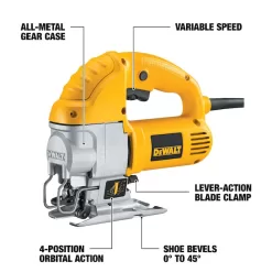 Alternative view of DEWALT Jig saw DW317K 5.5-Amp Variable Speed Keyless Corded
