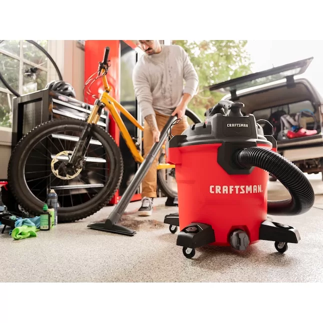 CRAFTSMAN Shop Vacuums CMXEVCVVBVCM12 12-Gallons 6-HP Corded Wet/Dry Shop Vacuum with Accessories Included - Image 8