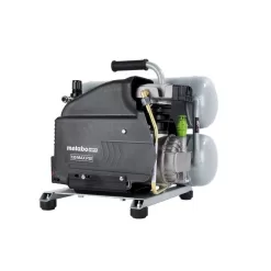 Alternative view of Metabo HPT 4-Gallon Single Stage Portable Corded Electric Twin Stack Air Compressor