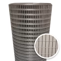 Alternative view of Acorn International 100-ft x 4-ft 14-Gauge Silver Galvanized Steel Welded Wire Rolled Fencing with Mesh Size 1-in x 2-in