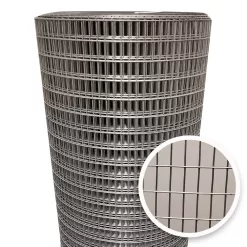 Alternative view of Acorn International 100-ft x 3-ft 16-Gauge Silver Galvanized Steel Hardware Cloth Rolled Fencing with Mesh Size 1-in x 1-in