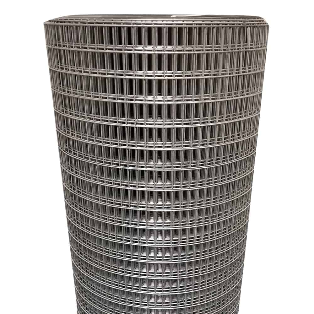 Acorn International 100-ft x 3-ft 14-Gauge Silver Steel Welded Wire Rolled Fencing with Mesh Size 1-in x 2-in