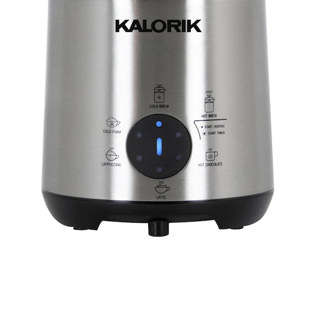 Kalorik Bartista, French Press Coffee Maker Milk Frother 8 in 1 Multi-Use, Stainless Steel - Image 7