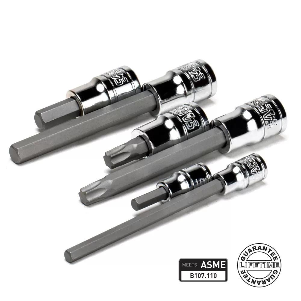 Capri Tools 88-Piece Set Drive Set Hex; Torx Bit Standard (SAE) and Metric Combination Driver Socket Set - Image 3