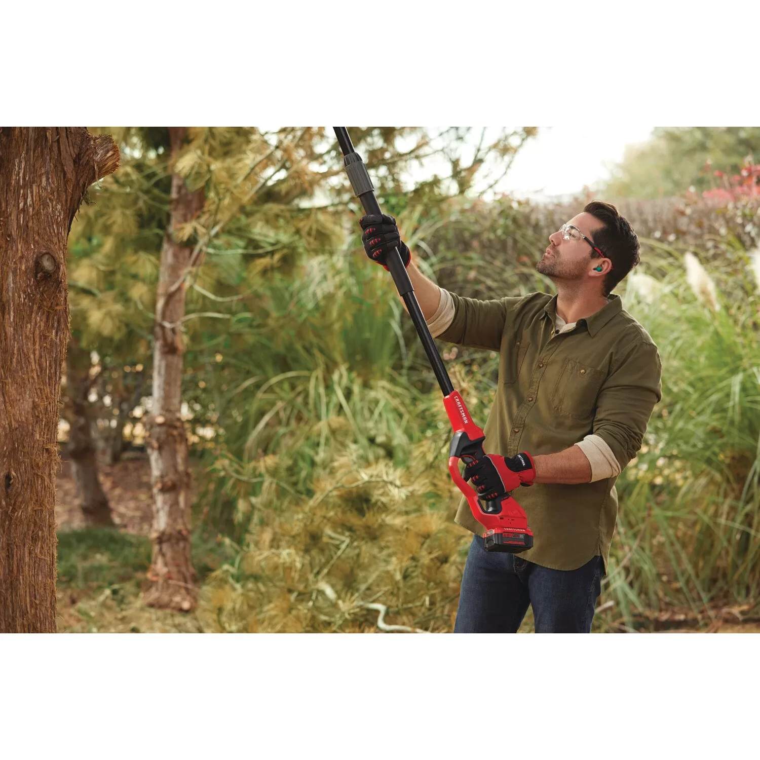 CRAFTSMAN V20 20-volt max 8.0-in 4 Ah Battery Pole Saw Battery Included, Charger Included - Image 13