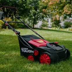 Hyper Tough 13Amp Electric Walk Behind Lawn Dethatcher, HT13-401-002-02