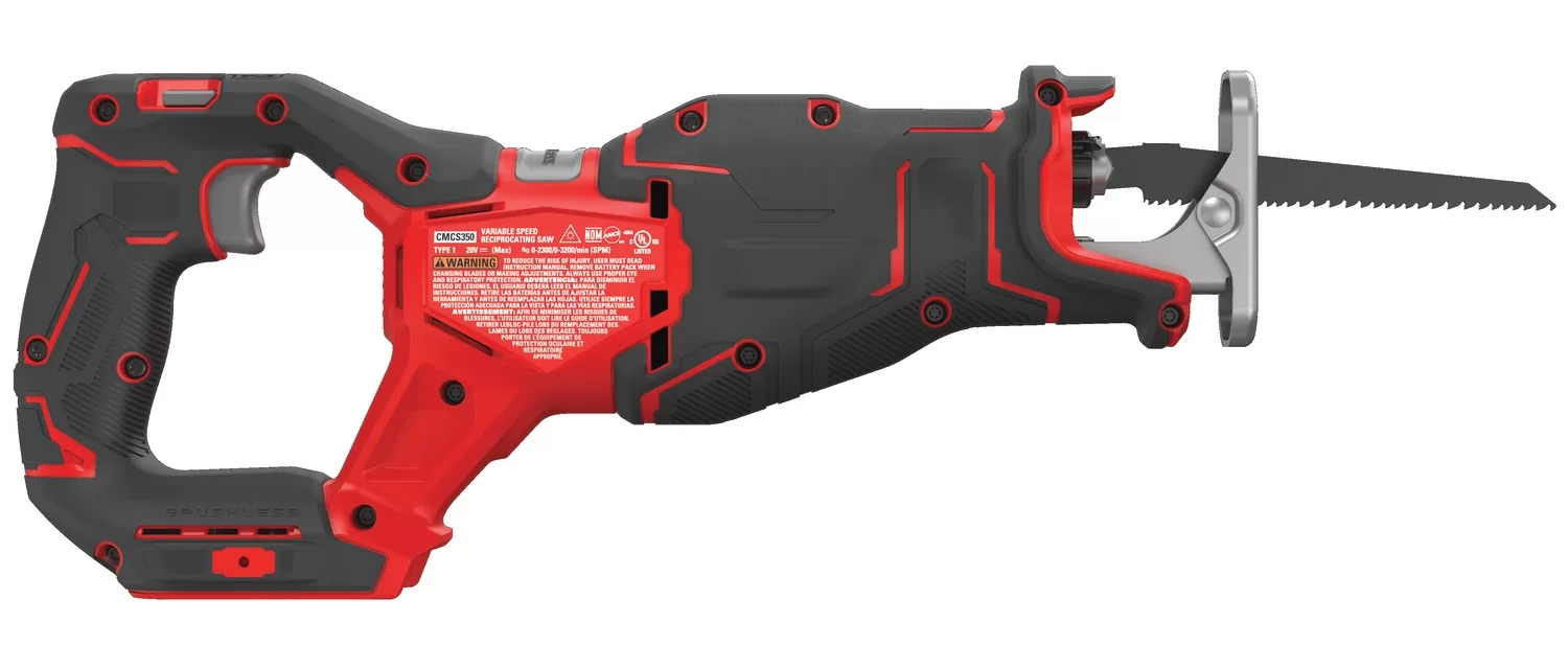 CRAFTSMAN V20 20-volt Max Variable Speed Brushless Cordless Reciprocating Saw (Tool Only) - Image 10