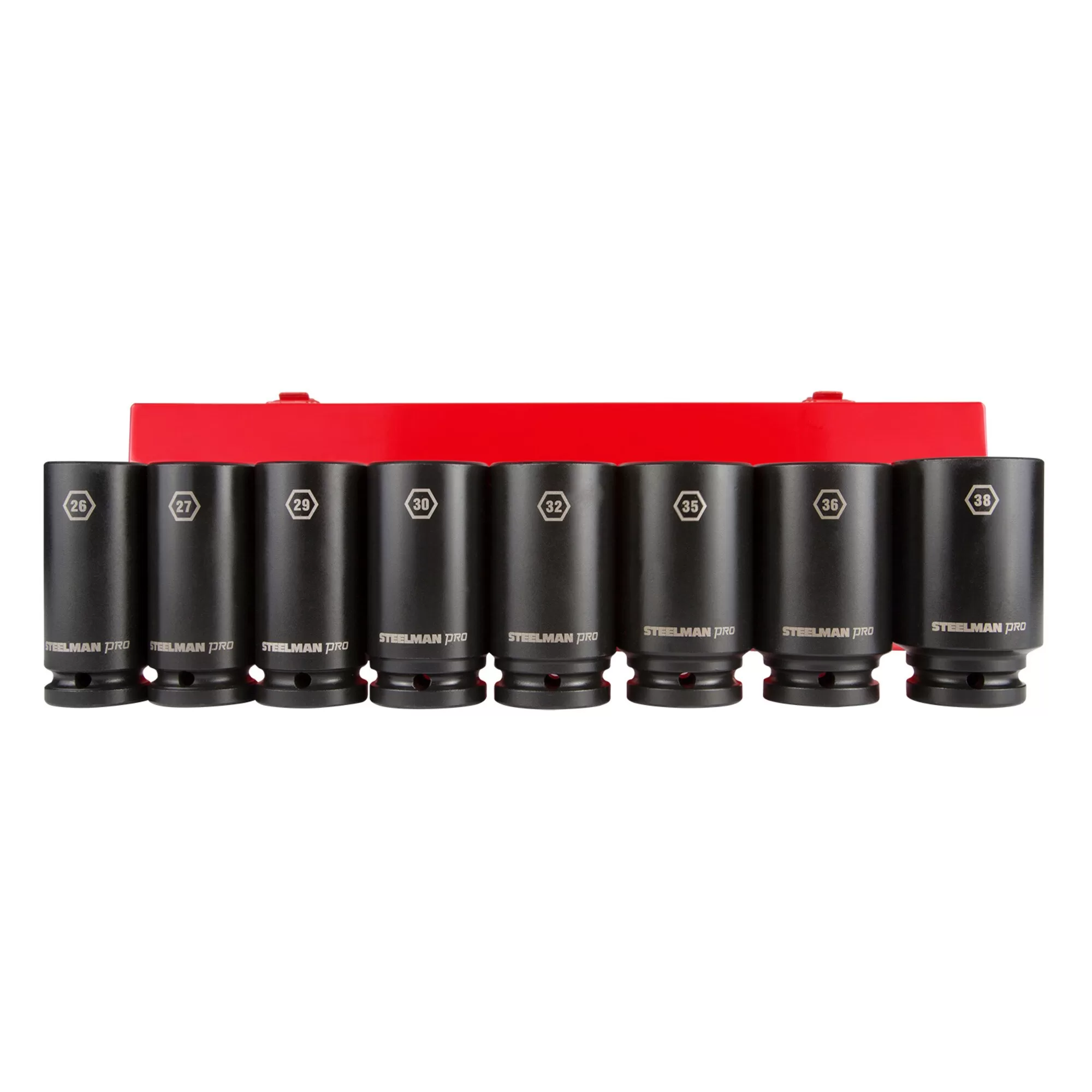 STEELMAN 8-Piece Metric 3/4-in Drive Set 6-point Impact Socket Set - Image 2