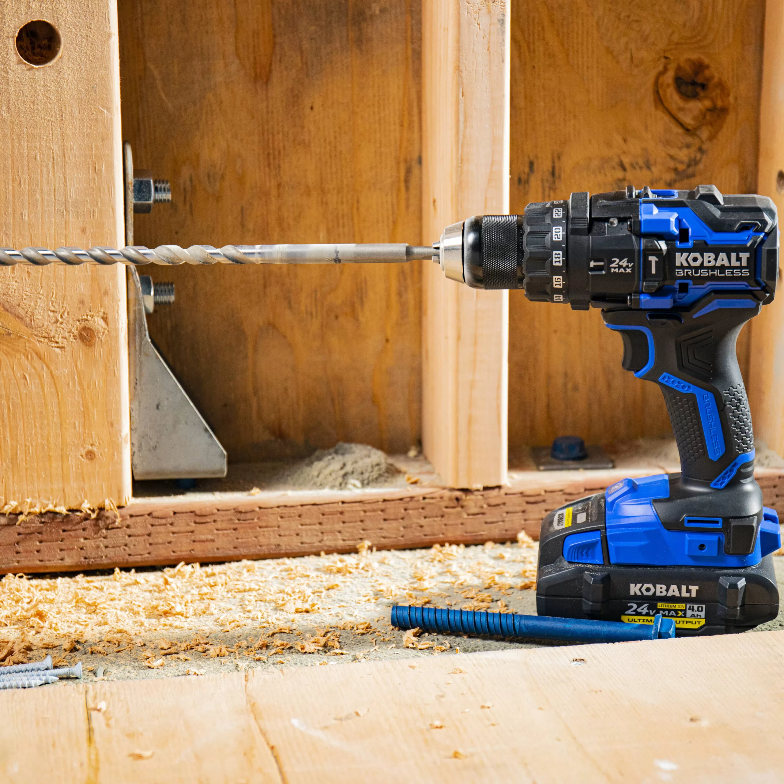 Kobalt XTR 1/2-in 24-volt Max Variable Speed Brushless Cordless Hammer Drill (1-Battery Included) - Image 7