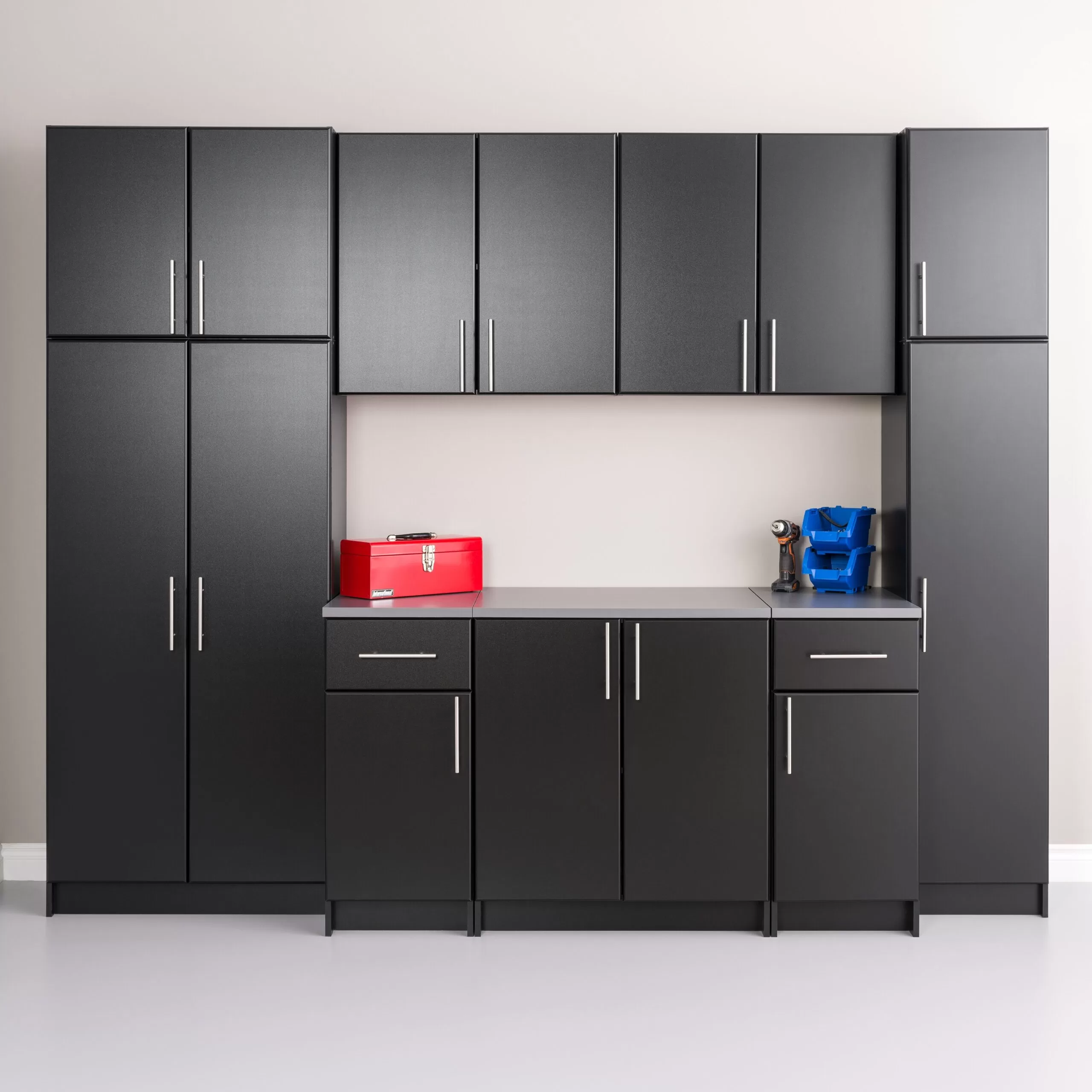 Prepac Elite 32-in W x 65-in H Wood Composite Black Freestanding Utility Storage Cabinet - Image 6