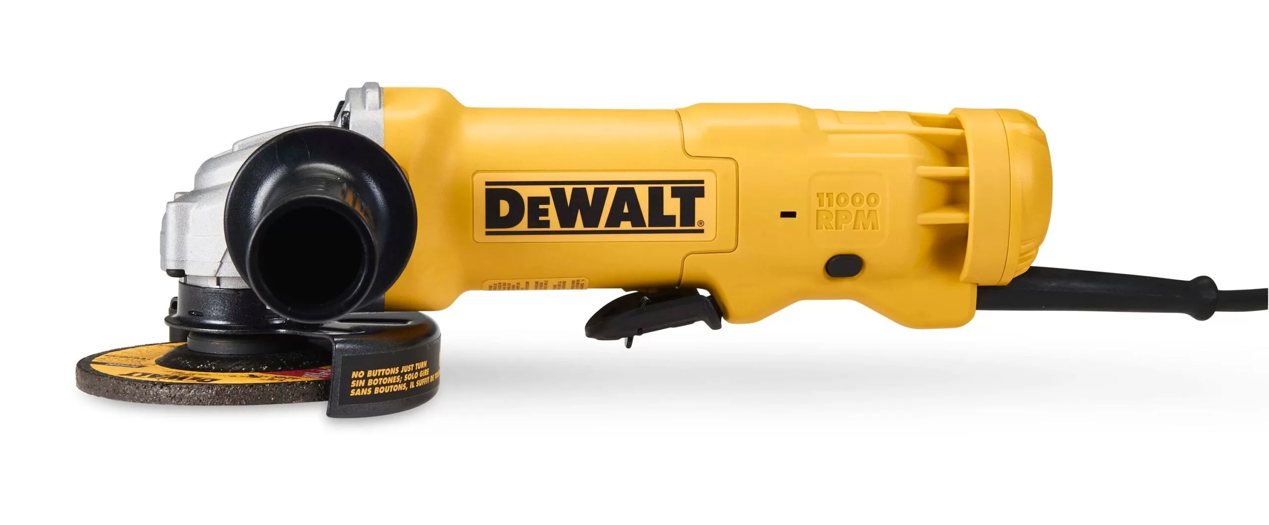 DEWALT 4.5-in 11 Amps-Amp Paddle Switch Corded Angle Grinder - Image 2