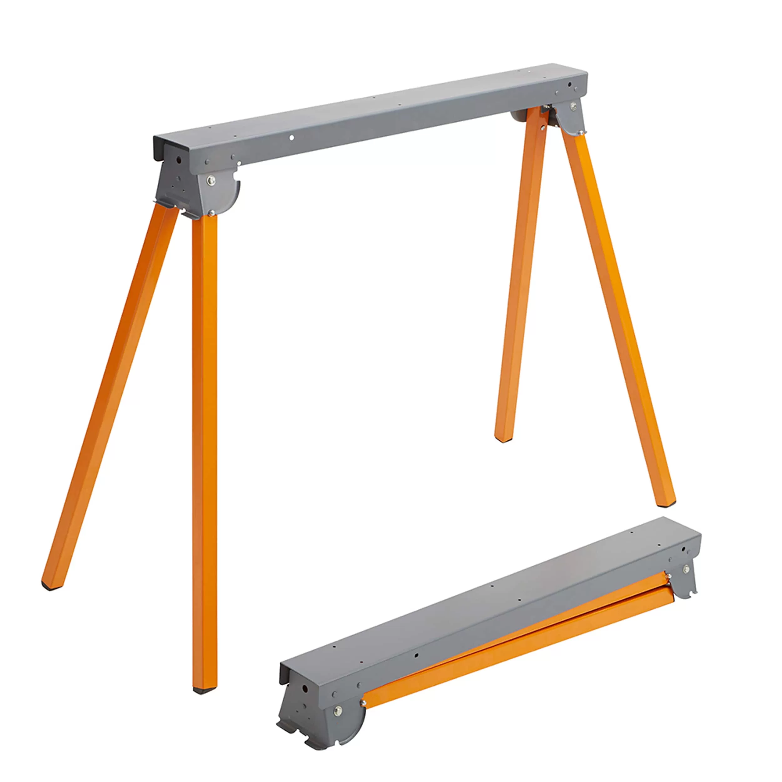 BORA 2-Pack 3.5-in W x 33-in H Steel Saw Horse (1000-lb Capacity) - Image 3