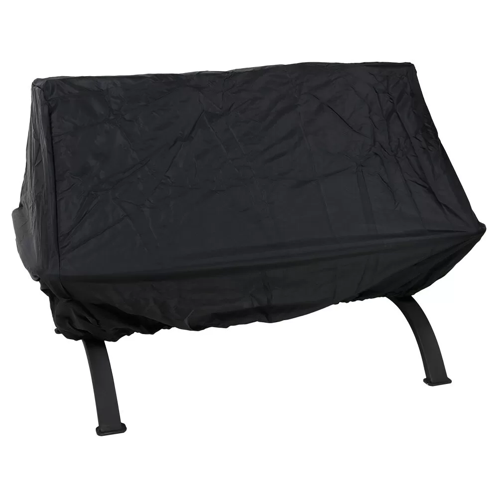 Sunnydaze Decor 27-in W Black Steel Wood-Burning Fire Pit - Image 8