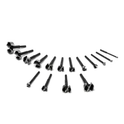 Alternative view of FISCH Black shark 17-Piece Assorted Woodboring Forstner Drill Bit Set